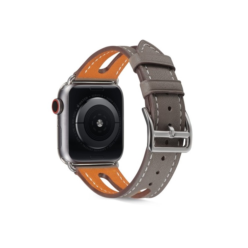 Correa de piel para apple watch mujer compatible 6,SE,5,4 40mm y 3,2,1 38mm