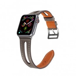 Correa de piel para apple watch mujer compatible 6,SE,5,4 40mm y 3,2,1 38mm