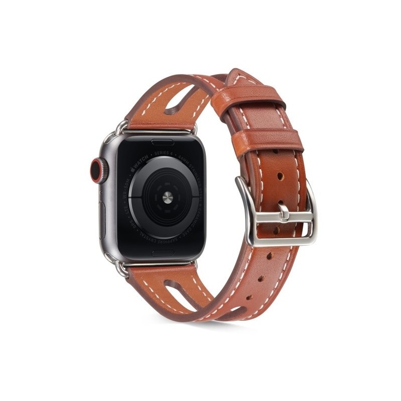 Correa de piel para apple watch mujer compatible 6,SE,5,4 40mm y 3,2,1 38mm