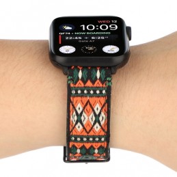 Correa de cuero compatible con Apple Watch Series 6,SE,5,4 44 mm y 3,2,1 42 mm