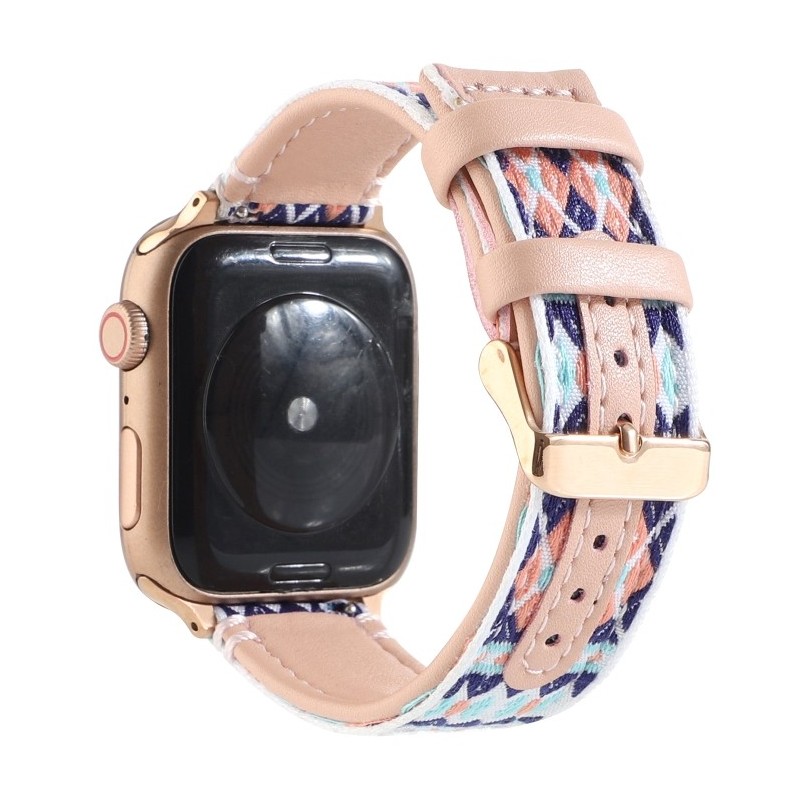 Correa de cuero compatible con Apple Watch Series 6,SE,5,4 44 mm y 3,2,1 42 mm