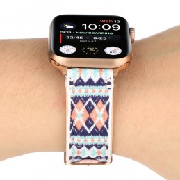Correa de cuero compatible con Apple Watch Series 6,SE,5,4 44 mm y 3,2,1 42 mm