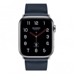 Correa de cuero de repuesto para Apple Watch 6, SE, 5, 4 44 mm 3, 2, 1 42 mm color azul oscuro