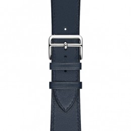 Correa de cuero de repuesto para Apple Watch 6, SE, 5, 4 44 mm 3, 2, 1 42 mm color azul oscuro