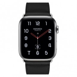 Correa de cuero de repuesto para Apple Watch 6, SE, 5, 4 44 mm 3, 2, 1 42 mm color negro