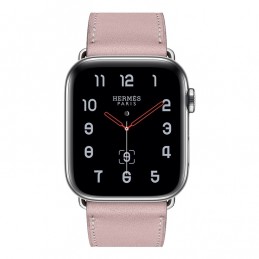Correa de cuero de repuesto para Apple Watch 6, SE, 5, 4 44 mm 3, 2, 1 42 mm color rosa