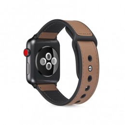 correa de cuero compatible con Apple Watch 6,SE,5,4 40mm Y 3,2,1 38mm