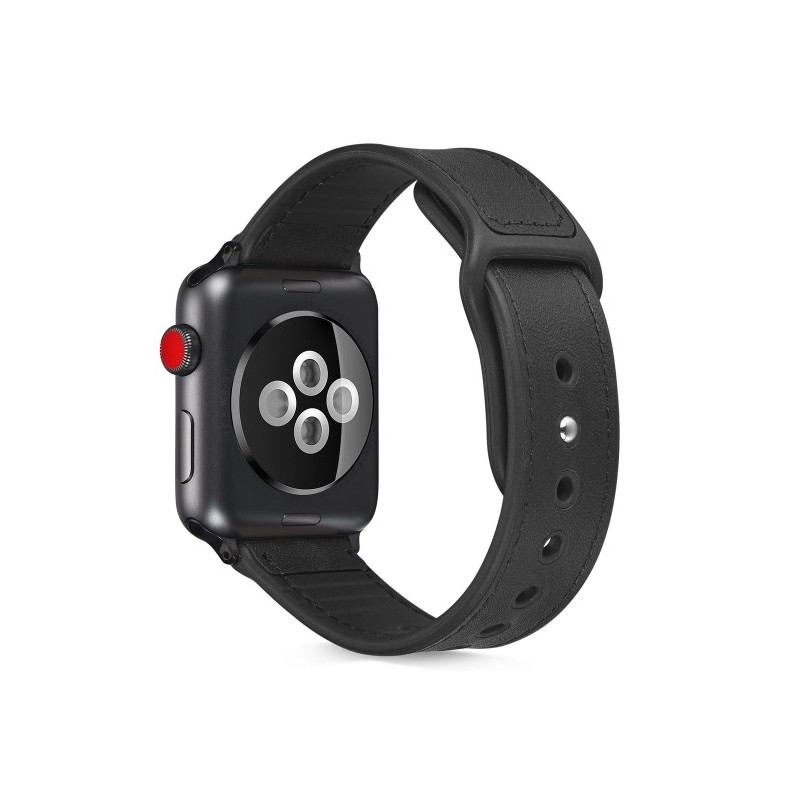 correa de cuero compatible con Apple Watch 6,SE,5,4 40mm Y 3,2,1 38mm