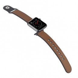 correa de cuero compatible con Apple Watch 6,SE,5,4 40mm Y 3,2,1 38mm
