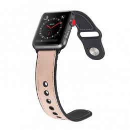 correa de cuero compatible con Apple Watch 6,SE,5,4 40mm Y 3,2,1 38mm