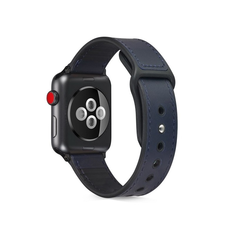 correa de cuero compatible con Apple Watch 6,SE,5,4 40mm Y 3,2,1 38mm