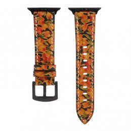 Correa de cuero de vaca Retro para Apple Watch 6,SE,5,4 40mm y 3,2,1 38mm