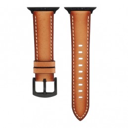 Correa de cuero de vaca Retro para Apple Watch 6,SE,5,4 40mm y 3,2,1 38mm