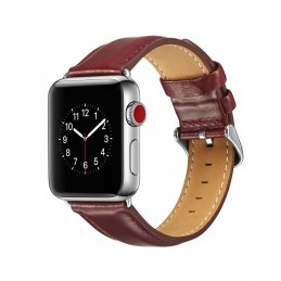 Correa piel grano Crazy Horse compatible con Apple Watch 44mm