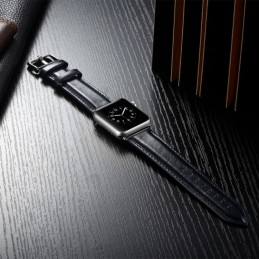 Correa piel grano Crazy Horse compatible con Apple Watch 44mm