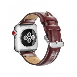 Correa piel grano Crazy Horse compatible con Apple Watch 40mm
