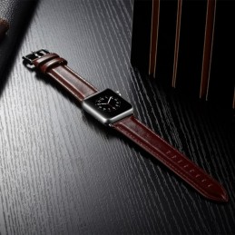 Correa piel grano Crazy Horse compatible con Apple Watch 40mm