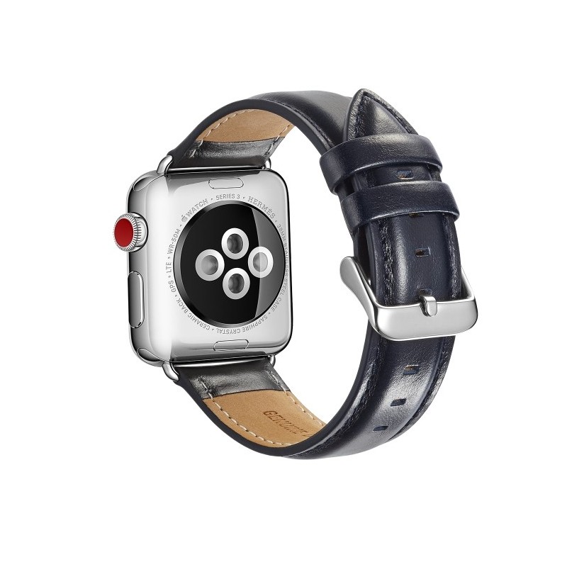 Correa piel grano Crazy Horse compatible con Apple Watch 40mm