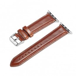 Correa piel grano Crazy Horse compatible con Apple Watch 40mm