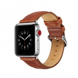 Correa piel grano Crazy Horse compatible con Apple Watch 40mm