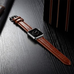 Correa piel grano Crazy Horse compatible con Apple Watch 40mm