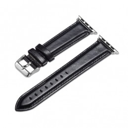 Correa piel grano Crazy Horse compatible con Apple Watch 40mm