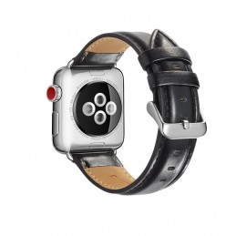 Correa piel grano Crazy Horse compatible con Apple Watch 40mm