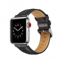 Correa piel grano Crazy Horse compatible con Apple Watch 40mm