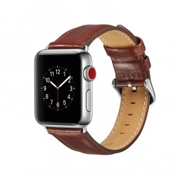 Correa piel grano Crazy Horse compatible con Apple Watch 40mm