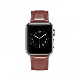 Correa piel grano Crazy Horse compatible con Apple Watch 40mm