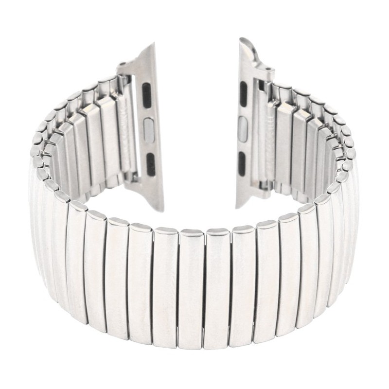 Correa elástica de metal de aluminio para reloj Apple Watch 44mm