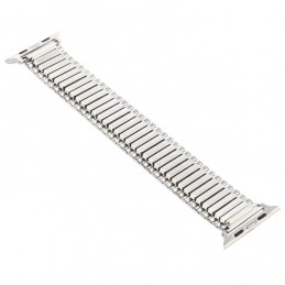 Correa elástica de metal de aluminio para reloj Apple Watch 44mm