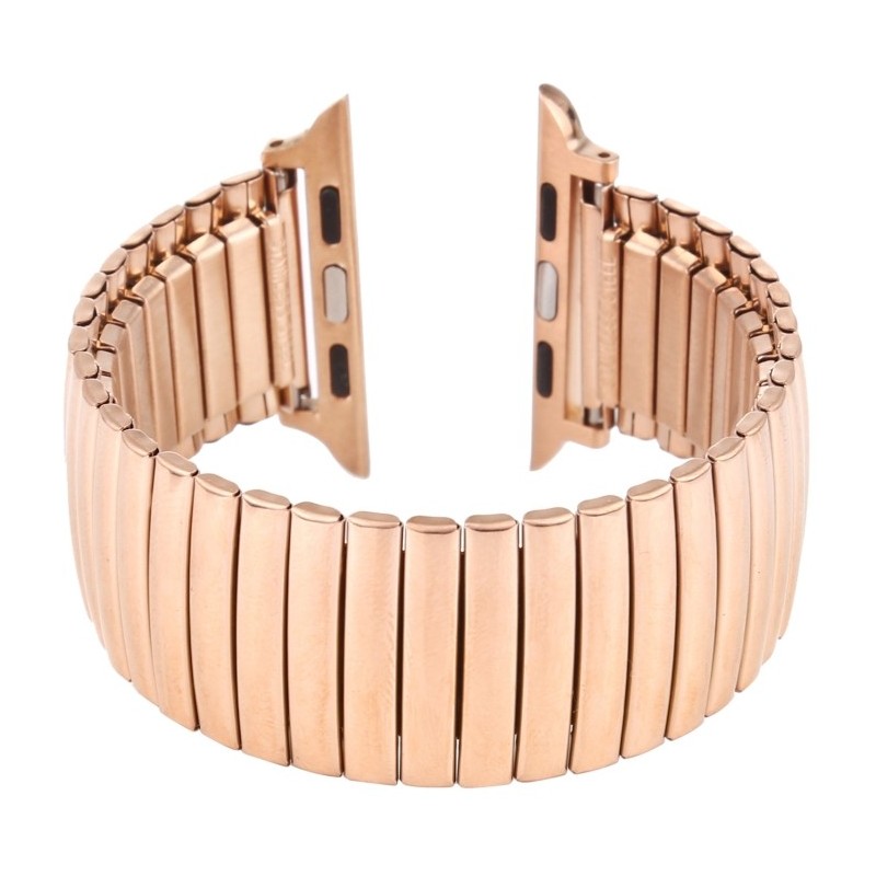 Correa elástica de metal de aluminio para reloj Apple Watch 44mm