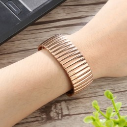 Correa elástica de metal de aluminio para reloj Apple Watch 44mm