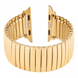 Correa elástica de metal de aluminio para reloj Apple Watch 44mm
