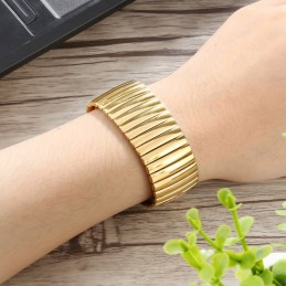Correa elástica de metal de aluminio para reloj Apple Watch 44mm