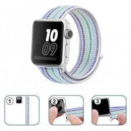 Correa naylon loop deportiva compatible con Reloj Apple Watch 44mm