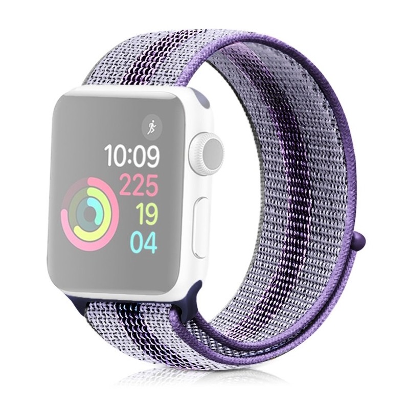 Correa naylon loop deportiva compatible con Reloj Apple Watch 44mm