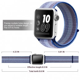 Correa naylon loop deportiva compatible con Reloj Apple Watch 44mm