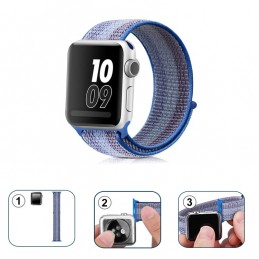 Correa naylon loop deportiva compatible con Reloj Apple Watch 44mm