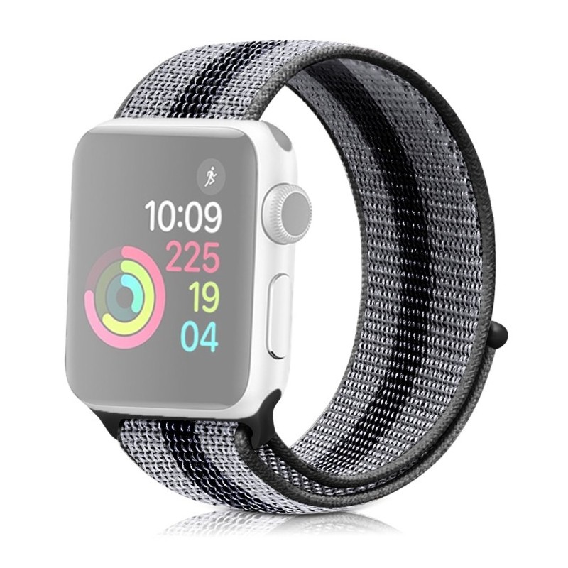 Correa naylon loop deportiva compatible con Reloj Apple Watch 44mm
