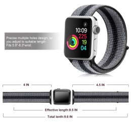 Correa naylon loop deportiva compatible con Reloj Apple Watch 44mm