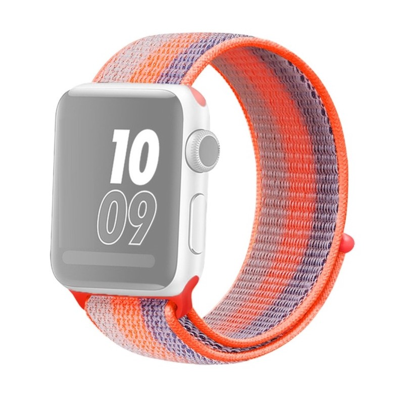Correa naylon loop deportiva compatible con Reloj Apple Watch 44mm