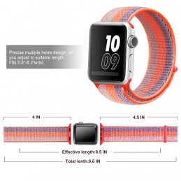 Correa naylon loop deportiva compatible con Reloj Apple Watch 44mm