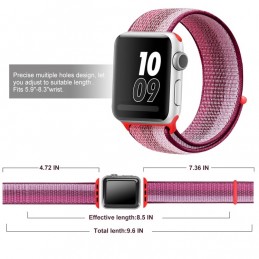 Correa naylon loop deportiva compatible con Reloj Apple Watch 44mm
