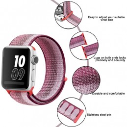 Correa naylon loop deportiva compatible con Reloj Apple Watch 44mm