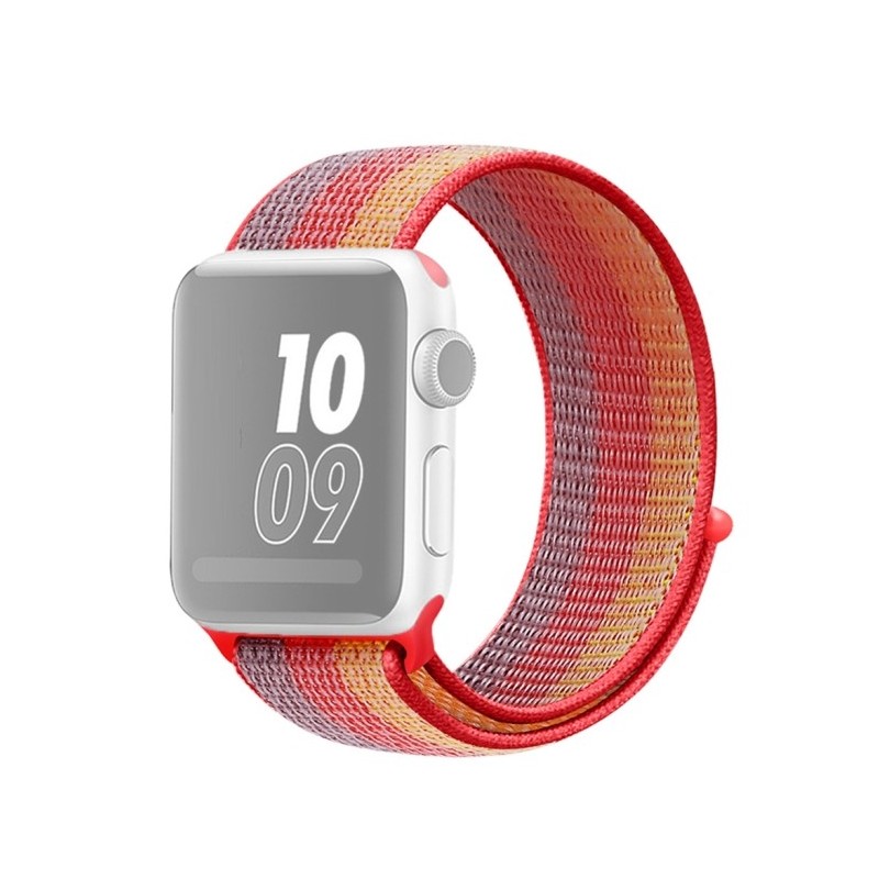 Correa naylon loop deportiva compatible con Reloj Apple Watch 44mm