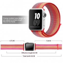 Correa naylon loop deportiva compatible con Reloj Apple Watch 44mm