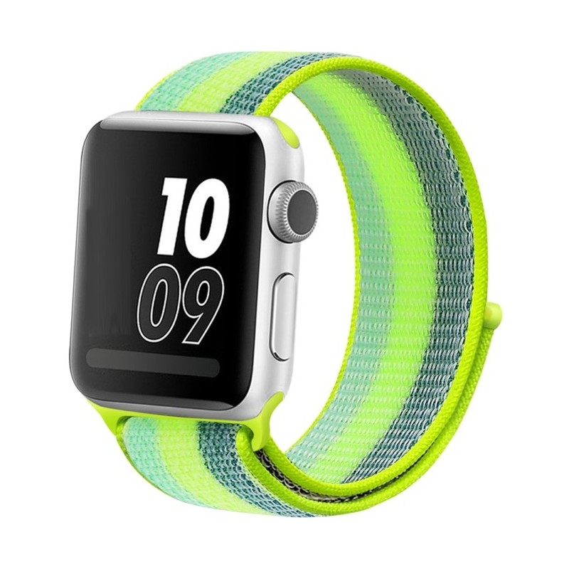 Correa naylon loop deportiva compatible con Reloj Apple Watch 44mm