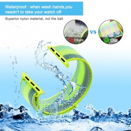 Correa naylon loop deportiva compatible con Reloj Apple Watch 44mm